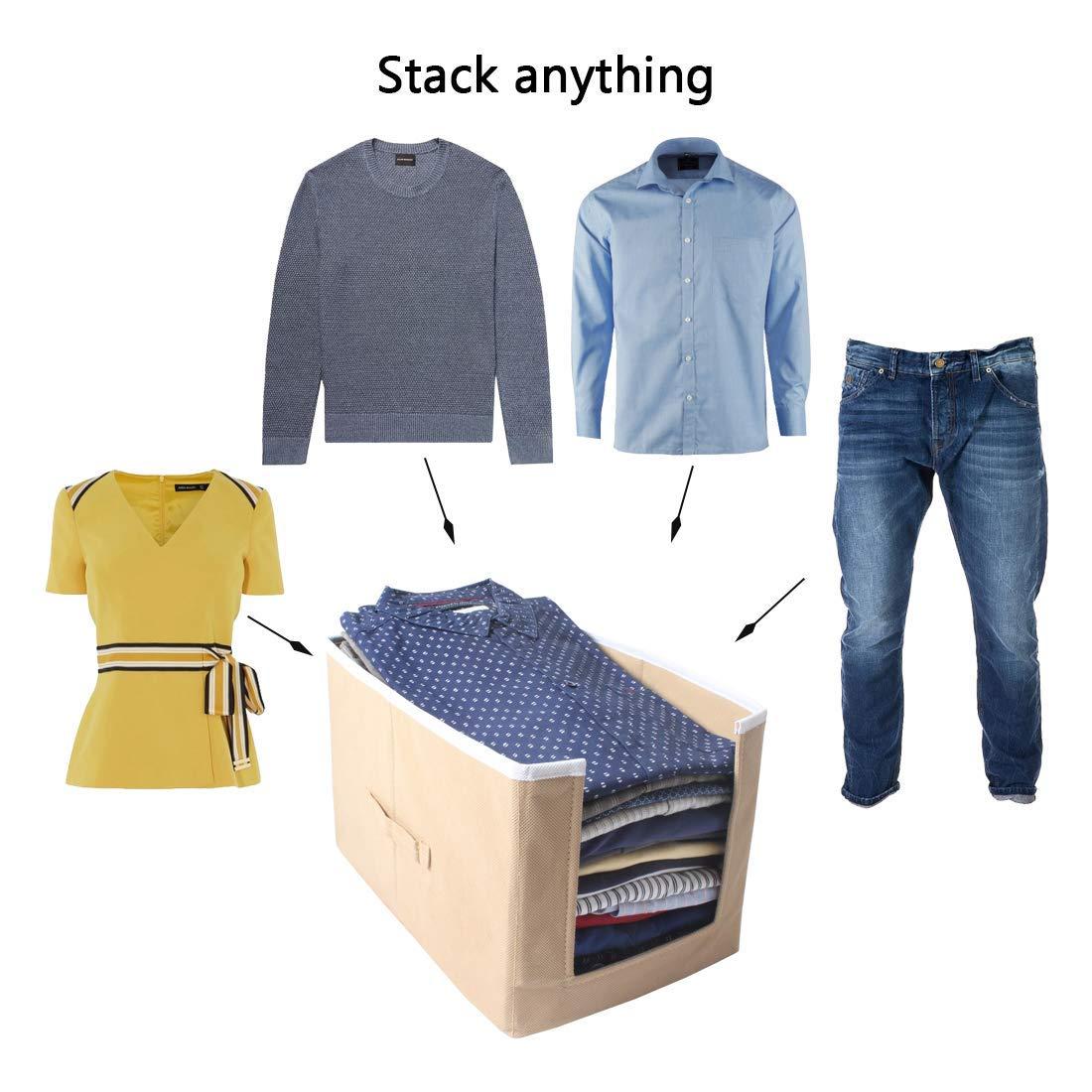 Multipurpose Closet Organizer Stackers (Pack of 6)